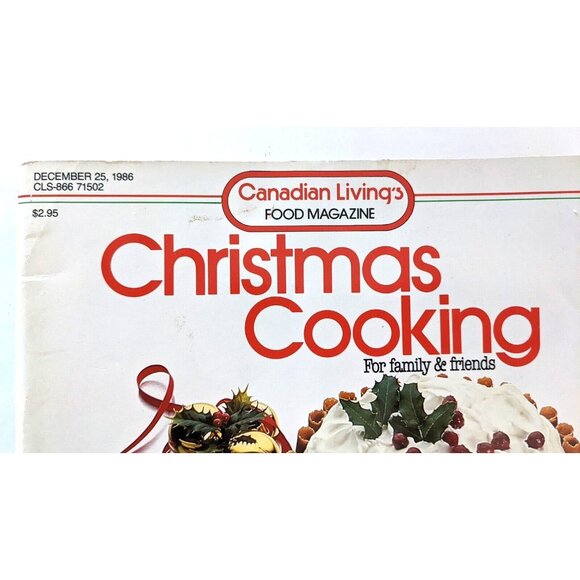 Canadian Living Christmas Cooking Food Magazine 1986 , 1987 VTG Printed inCanada - Picture 3 of 10
